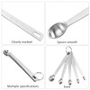 SLEEKEE 5 Pieces Stainless Steel Measuring Spoons Set, Mini Spoon,