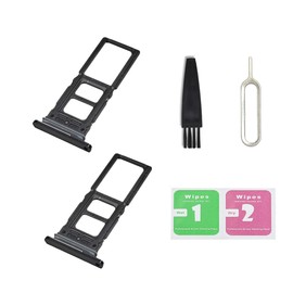 2 PCS for Galaxy Z Fold 6 Single SIM Card Tray Replacement, Single SIM Card Slot Holder Compatible with Galaxy Z Fold 6 (Black)
