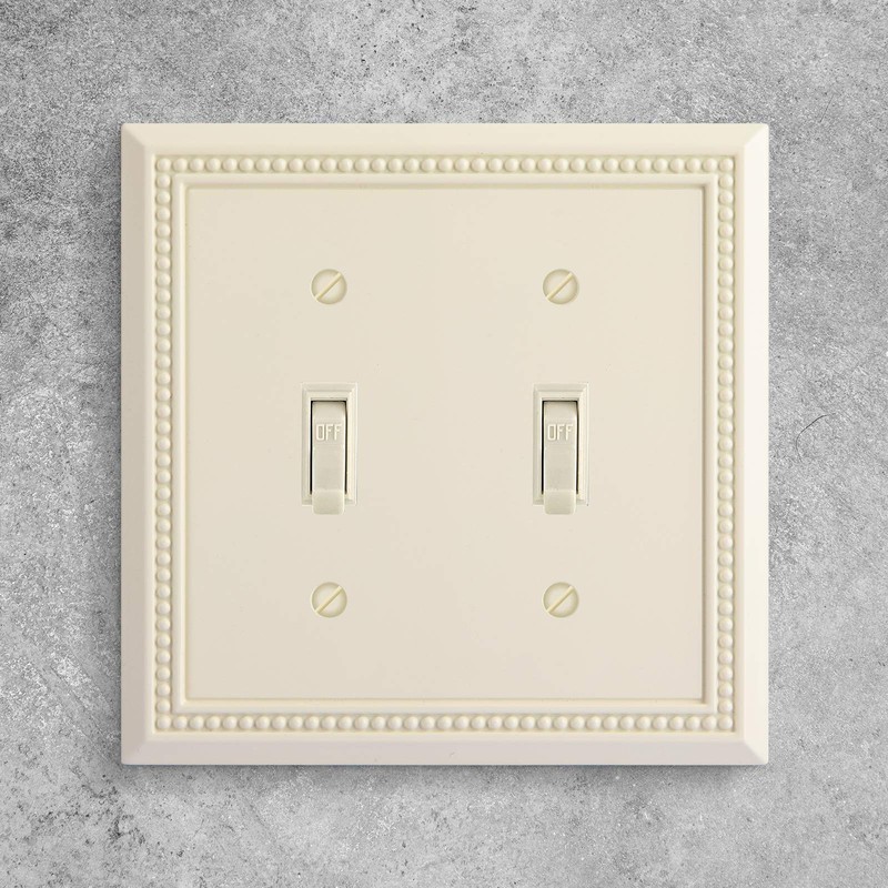 Henne Bery Sunken Pearls Heavy Duty Decorative Wall Plate Switch