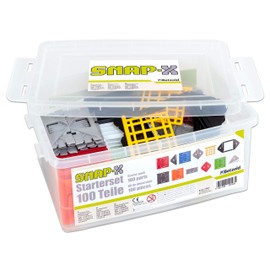 SNAP-X - Starter Set, 100 Pieces - Construction Toy Plug-in Toy Children