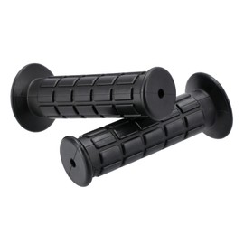 Set of Handlebar Rubbers Throttle Grip and Grip Waffle Pattern Soft Touch Black for Simson S50, S51, S70, SR50, SR80