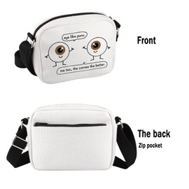 G2TUP Eye Doctor Gift Eye Like Puns Makeup Bag Optometrist Ophthalmologist Cosmetic Bag Optician Gift Optometry Zipper Travel Bag (Eye Like Puns HS)