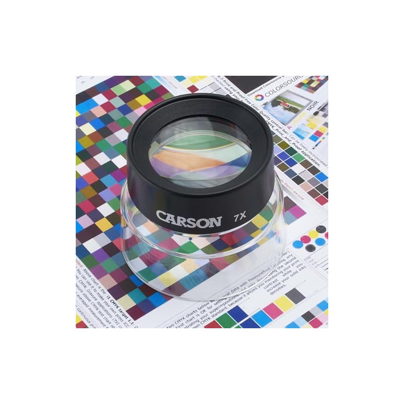 Carson LumiLoupe Lupa de Pie 7X con Doble Lente (LL-77)