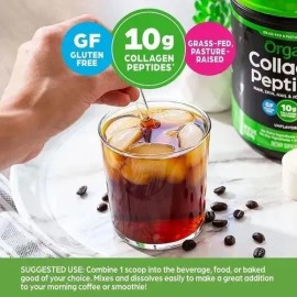 Orgain Collagen Peptides Sin Sabor 454 Gr  Péptidos Polvo                                                                                             