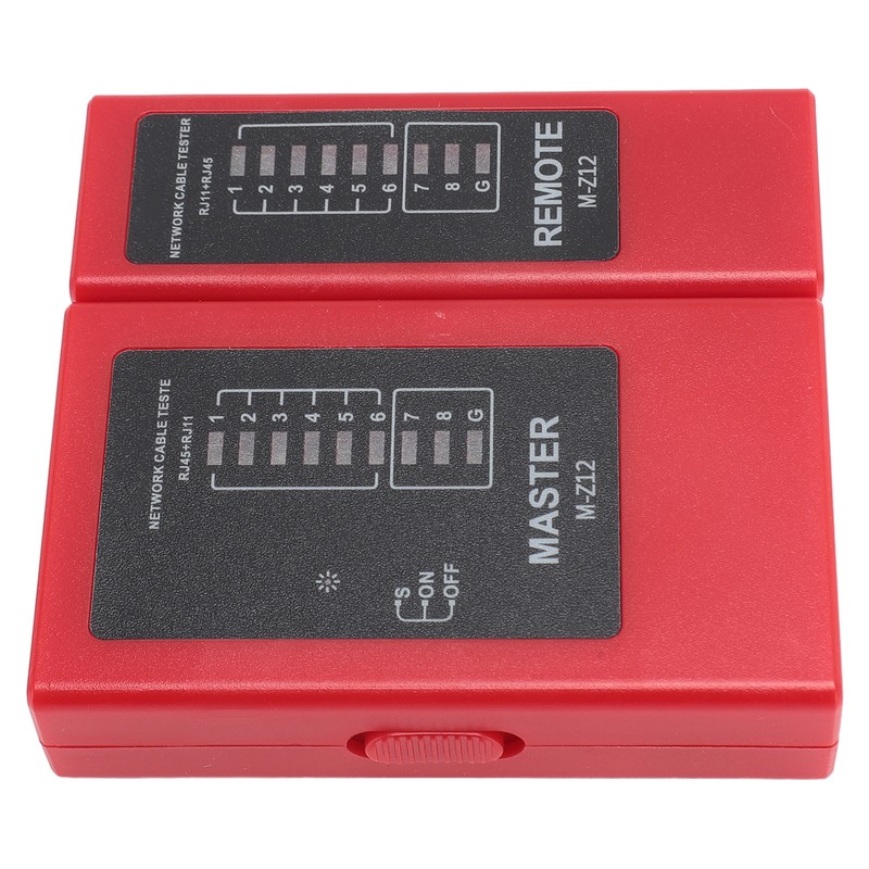 Network Cable Tester with LED Display for RJ45 RJ11 RJ12