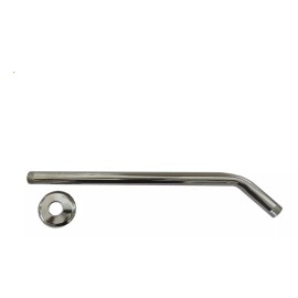 MEX Brazo Largo Diagonal Y Chapetón Cromado Para Regadera