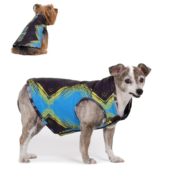 BIG RAM Pets, Waterproof Winter Dog Jacket, Reversible, Exclusive Full