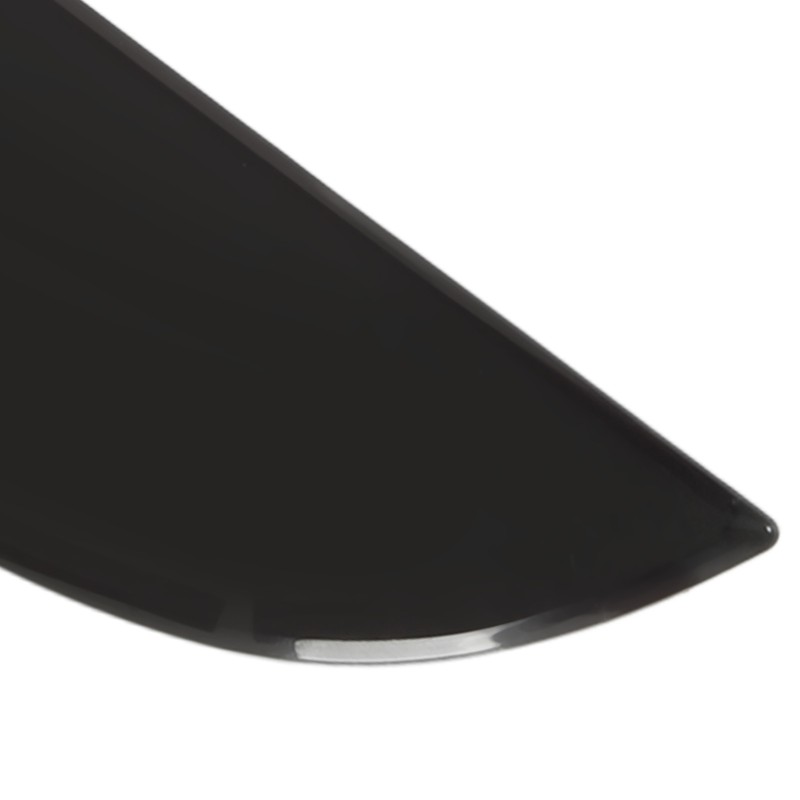 2PCS Tail Light Trim Cover Smoked Black Transparent Style Smooth