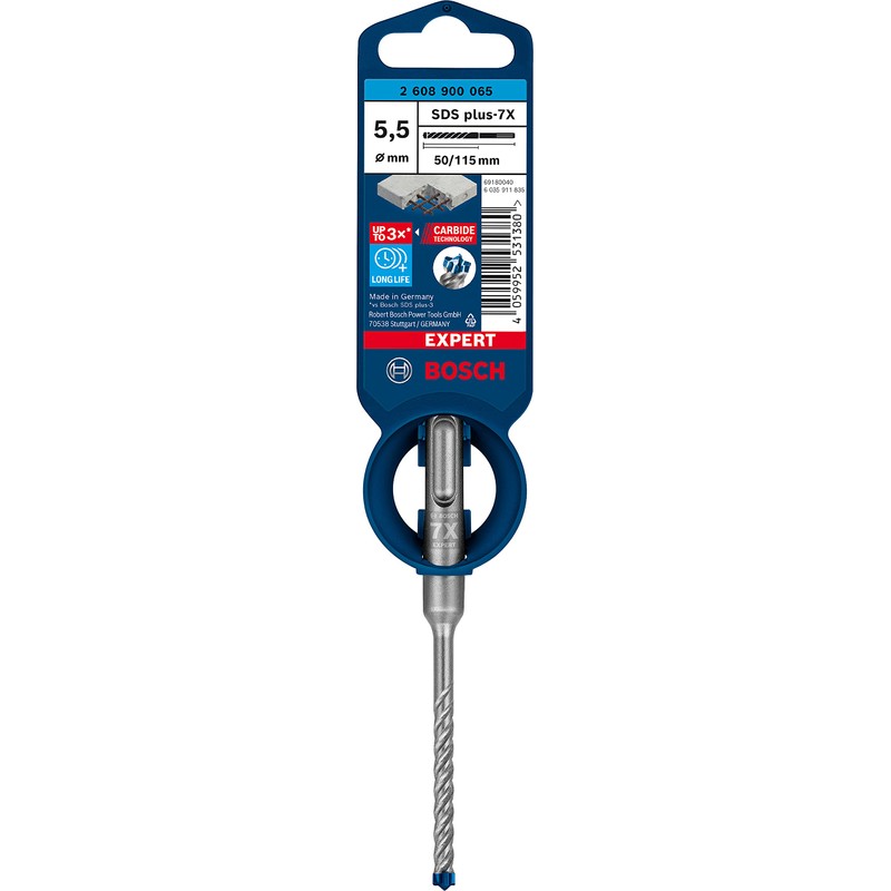 Bosch Professional 1x Expert SDS plus-7X Hammer Drill Bit (for