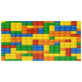 Eizlang Building Block Beach Towel Microfiber Absorbent Bath Towel Kid's Beach Towel Boys Girls Women Travel Swimming Sports Large Towel 30x60inches