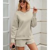 FKEEP Women 2 Piece Outfits Sweatsuit Sweatshirt Fall Clothes for
