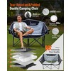 KingCamp Oversized Double Camping Chair, Heavy Duty 880lbs with Padded
