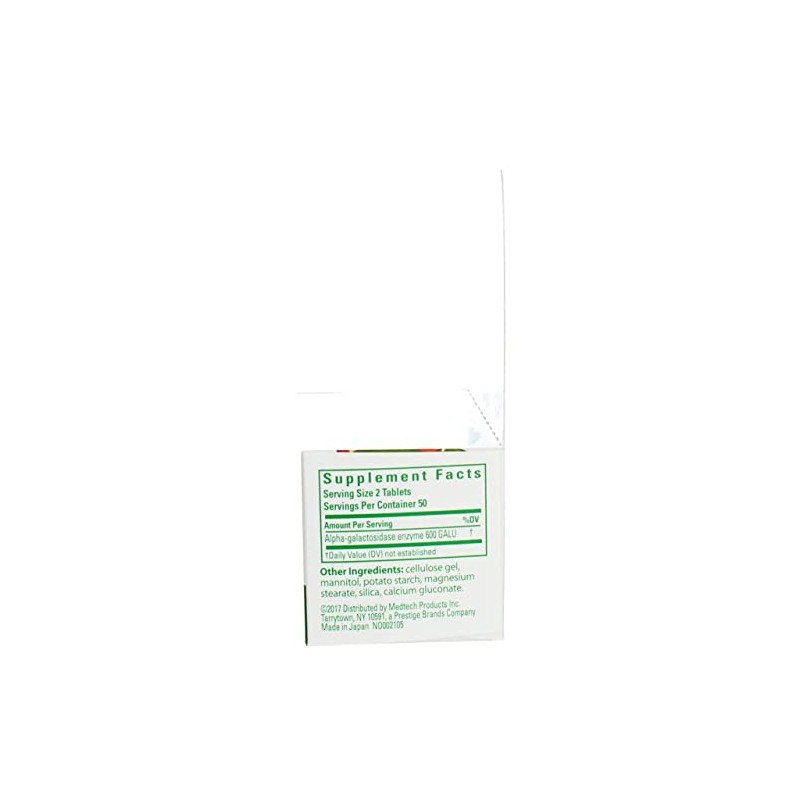 Beano Gas Prevention Tablets, 100 ct by Beano