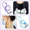 YETOOME 8 PCS Kids Glasses Strap Unicorn Rainbow Anti-slip Eyeglass