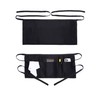 Argstar 2 Pack Black Server Apron with 4 Pockets, Waterdrop