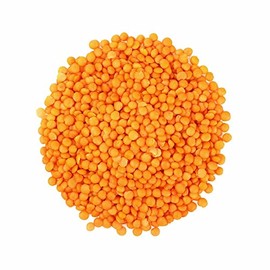 NY SPICE SHOP Red Lentils Whole – 1.5 Lbs. (Pound) Masoor Dal – All Natural Split Red Lentils Dry - Nutritious Masur Lentils Beans - Great source of a natural protein, ideal for vegetarians & vegans