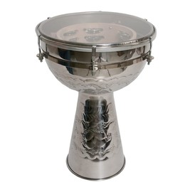 Mid-East 10" Metal Doumbek With Jingles and Synthetic