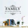 Family Theme Home Decor Quotes Wall Decal Family Where Love