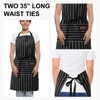 DILLMAN Kitchen Cooking Adjustable Aprons - Men Women Bib Soft