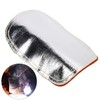 Heat Shield Split Cowhide Leather Aluminized Back Welding Hand Pad