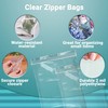 APQ Pack of 500 Clear Zipper Bags 14 x 20.