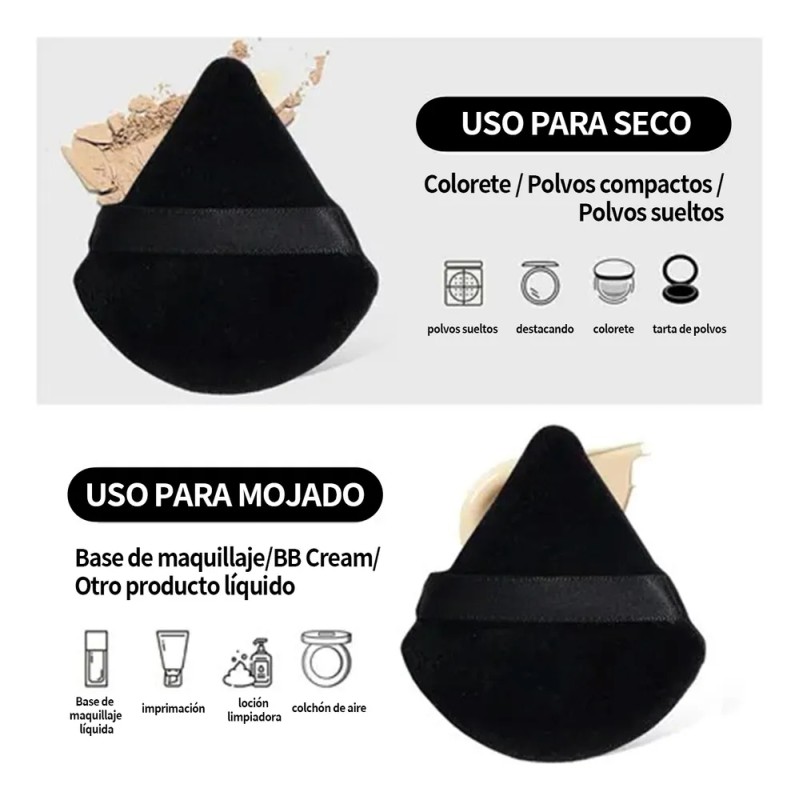 47 Brochas Maquillaje Profesional Y Herramientas Cosméticas Negro