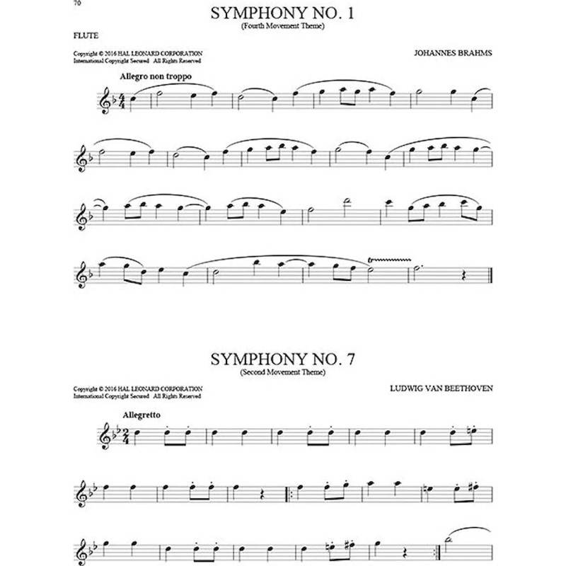 101 Classical Themes for Flute