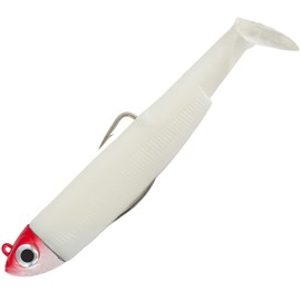 Fiiish Black Minnow 120mm Combo (Rigged and Ready) 25g Red Off Shore Head + White Body