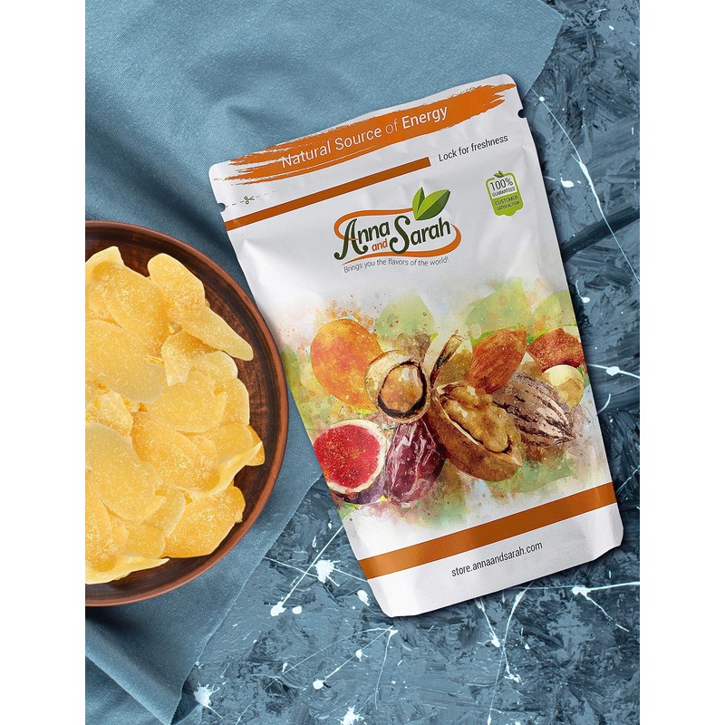 Anna and Sarah Dried Crystallized Ginger in Resealable Bag 3