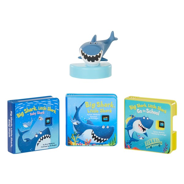 Little Tikes Story Dream Machine Big Shark, Little Shark Story Collection, Storytime, Books, Random House, Audio Play Character, Gift and Toy for Toddlers and Kids Girls Boys Ages 3+ Years