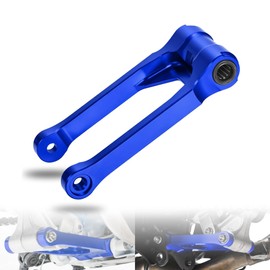 CRF1000L/CRF1100L Lowering Link Rear Drop Link Compatible With CRF1000L Africa Twin 2016-2022, CRF 1100L 2016-2025, XL750 TRANSALP 2023-2025 CNC Rear Lowering Suspension Linkage Arm (Blue)