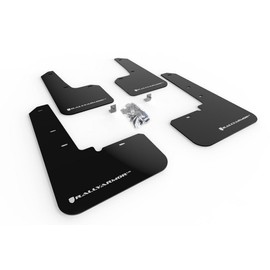 Rally Armor UR Black Mud Flap w/White Logo FITS 20+ Subaru Outback MF66-UR-BLK/WH