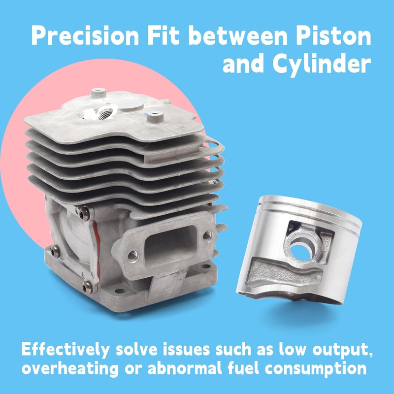 GLOXTED P100006300 Cylinder Piston Kit Replacement for Echo Model PB-8010