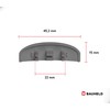 BAUHELD® Window Water Slot Caps 25-30 mm [Pack of 30]