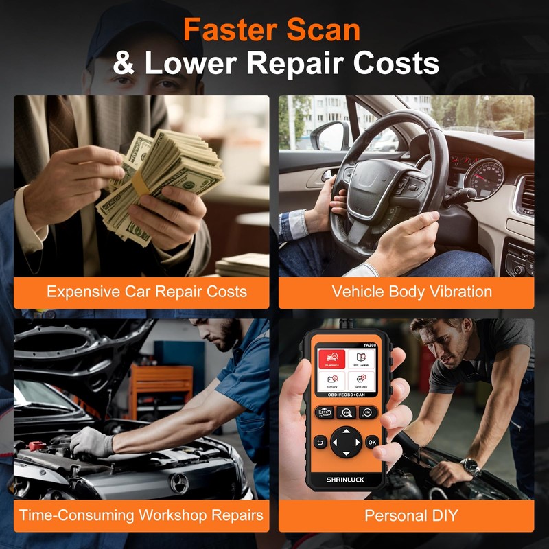 Y2 2.8'' Color Graphing Screen OBD2 Scanner Diagnostic Tool,Enhanced PRO