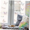 Ciieeo 8sets Butterfly Dragonfly Window Clings Anti-Collision Static Cling Stickers