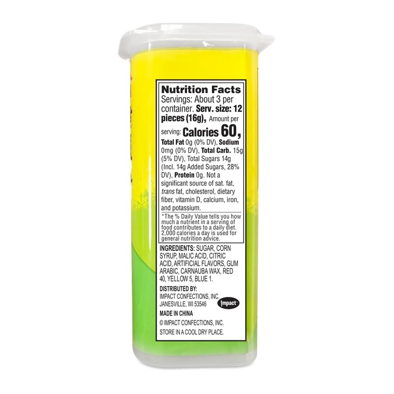 WARHEADS - Extreme Sour Hard Candy Minis - Sour Apple,