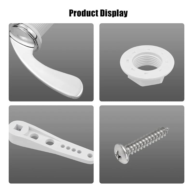 OKODOKO Universal Replacement Toilet Flush Handle Lever Arm Kit for