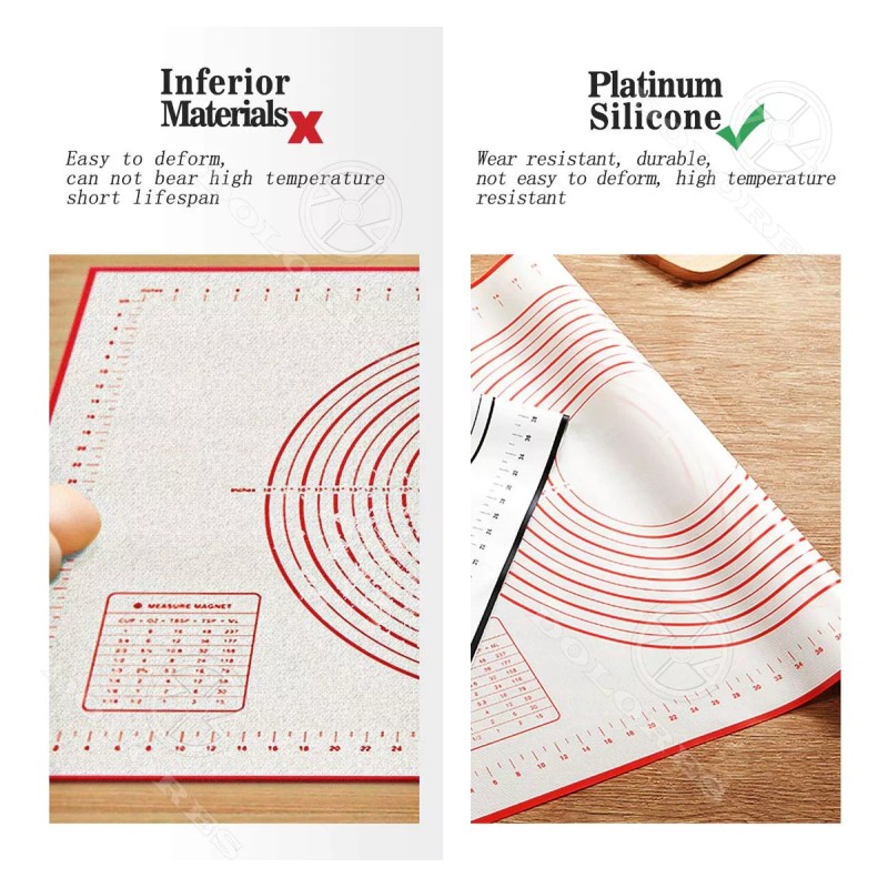 Dolores Tapete De Silicona Para Hornear Grande Antiadherente 60x40cm