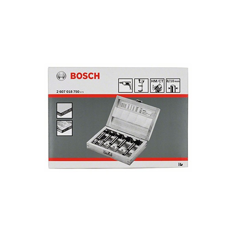 Bosch 2607018750 5 Piece Hard metal: 15, 20, 25, 30,