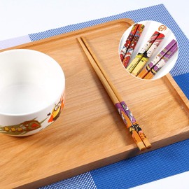 Chopsticks Box - 5 Pairs Japanese Family Notched Chop Sticks Set