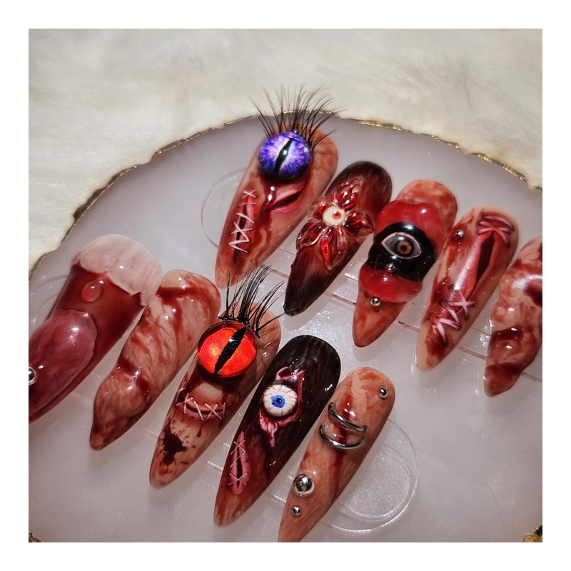 [Handmade nail tip] W.M.B(where's my body?) - Copin / [수제네일팁]W.M.B(where's