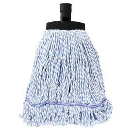 SWOPT Cotton Blend Mop Head — Cleaning Head Interchangeable with All SWOPT Cleaning Products for More Efficient Cleaning and Storage — Great to Use on Wood, Laminate or Tile Floors, Machine Washable
