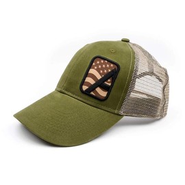 Alpha Outpost Baseball Cap - 6 Panel Baseball Cap with Mesh Rear for Breathability - Olive Green - Adjustable One Size Fit