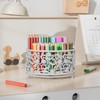 EKNITEY Rotating Mesh Desk Organizer - 4 Slots Cute Pen