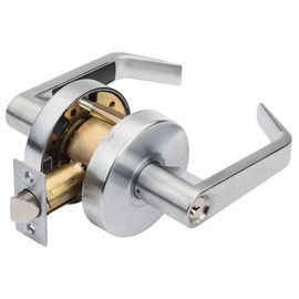 Dynasty Hardware Dynasty Hardware AUG-03-26D Grade 2 Commercial Duty Classroom Function Keyed Lever Lockset, ADA, Satin Chrome Finish