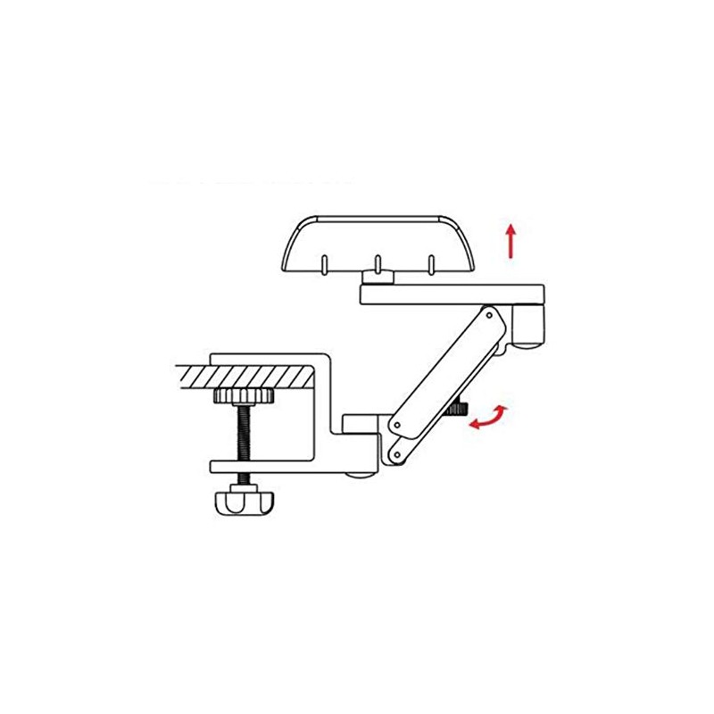 Newest Design Ergonomic Articulating Computer Laptop Arm Support | Height