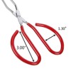 Scissor Tongs for Cooking Heavy Duty Stainless Steel with Comfortable