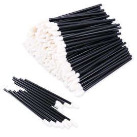 bumbee Disposable Lip Brushes, Set of 200, Portable, Convenient, Hollow Rod, Anti-Pilling Lip Brush, Makeup Brush, Cosmetic Supplies, Makeup Brush