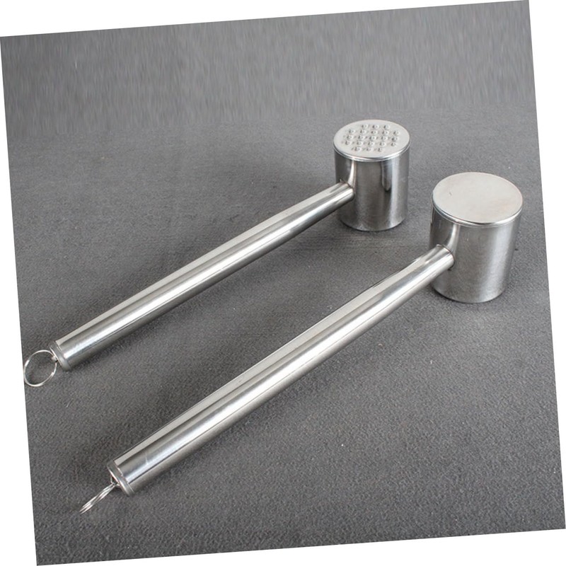 Ipetboom Stainless Steel Meat Mallet Heavy Duty Dual Sided Tenderizer